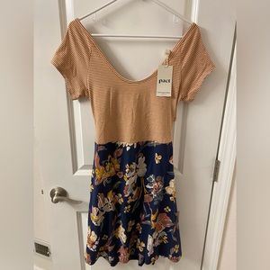 Pact NWT backless dress size L